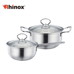 라이녹스 아라미스 스테인리스 냄비 2종 세트 | RHINOX Aramis Stainless Steel Cookware Set